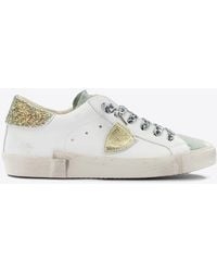 Philippe Model - Leather Low-Top Sneakers - Lyst
