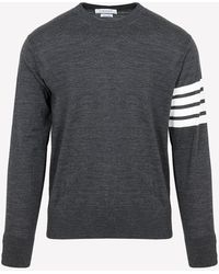 Thom Browne - 4-Bar Stripe Sweater - Lyst