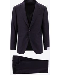 Caruso - Single-Breasted Wool Suit - Lyst