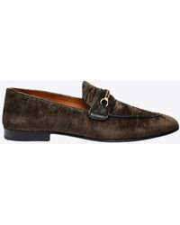 Tom Ford - Liam Velvet Chain-Strap Loafers - Lyst