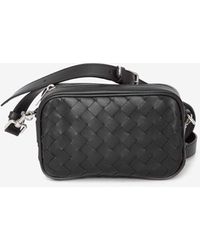 Bottega Veneta - Mini Intrecciato Leather Camera Bag - Lyst