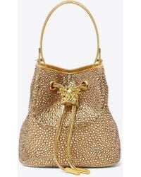 Versace - Mini La Medusa Crystal Bucket Bag - Lyst