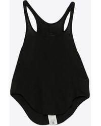 Rick Owens - Basic Vintage-Effect Tank Top With Strap - Lyst