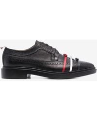 Thom Browne - Longwing Calf Leather Brogue Shoes - Lyst