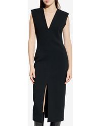 Givenchy - Wool-Blend Sleeveless Midi Dress - Lyst
