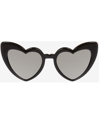 Saint Laurent - New Wave Loulou Heart-Shaped Sunglasses - Lyst