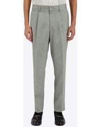 Lardini - Tailored Straight-Leg Pants - Lyst