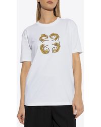 Givenchy - 4G Leopard Print T-Shirt - Lyst