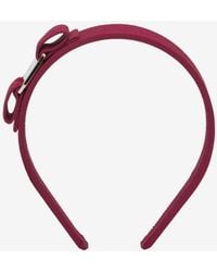 Ferragamo - Vara Bow Grosgrain Headband - Lyst