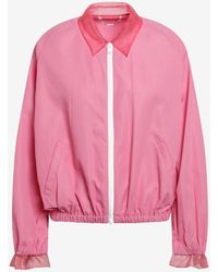 Fendi - Zip-Up Bomber Jacket - Lyst