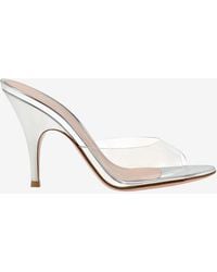 Gianvito Rossi - Sofia 95 Plexi Mules - Lyst