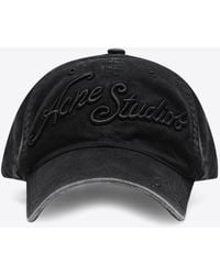 Acne Studios - Embroidered Logo Baseball Cap - Lyst