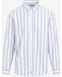 Carhartt - Dillion Long-Sleeved Striped Shirt - Lyst