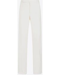 Ralph Lauren - Linen And Silk Tailored Pants - Lyst