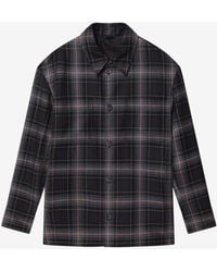 Fendi - Tartan Check Buttoned Shirt - Lyst