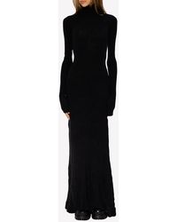 Balenciaga - Long-Sleeved Maxi Dress - Lyst