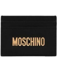 Moschino - Logo Leather Cardholder - Lyst