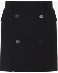 Balenciaga - Tailored Mini Skirt - Lyst