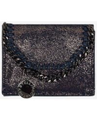 Stella McCartney - Falabella Chain-Trim Tri-Fold Wallet - Lyst