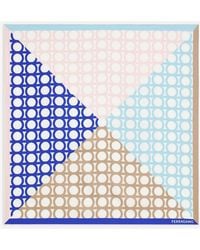 Ferragamo - Dégradé Gancini Silk Scarf - Lyst