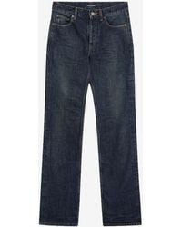 Saint Laurent - Nico Straight-Leg Jeans - Lyst