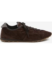 Jacquemus - Les Tennis Croc-Embossed Suede Sneakers - Lyst