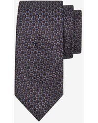 Ferragamo - Diagonal Gancini Jacquard Silk Tie - Lyst