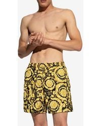 Versace - Barocco Print Swim Shorts - Lyst