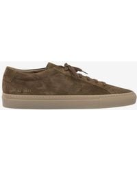 Common Projects - "Achilles Premium" Low-Top Sneakers - Lyst