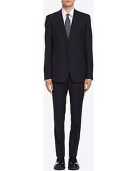 Prada - Single-Breasted Wool Blend Suit - Lyst