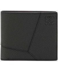 Loewe - Puzzle Grained Leather Bi-Fold Wallet - Lyst