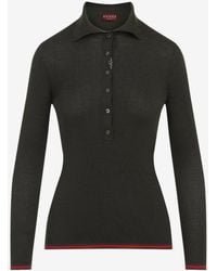 Gucci - Signature Web-Trimmed Polo Sweater - Lyst