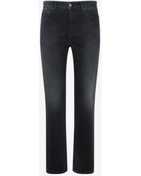 Balenciaga - Washed-Out Slim Jeans - Lyst
