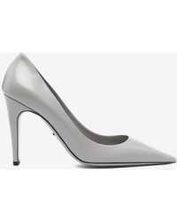 Prada - 100 Leather Pointed Pumps - Lyst