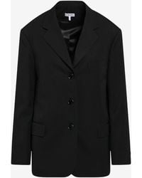 Loewe - Double-Breasted Buttoned Blazer - Lyst