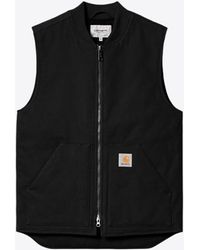Carhartt - Logo-Patch Zip-Up Vest - Lyst