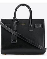 Saint Laurent - Sac De Jour Leather Tote Bag - Lyst