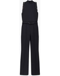 La Petite Robe Di Chiara Boni - Taevy High-Neck Beaded Jumpsuit - Lyst