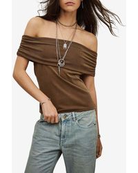 Ba&sh - Bene Off-Shoulder Top - Lyst
