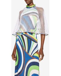 PUCCI - Iride-Print Net Cape - Lyst