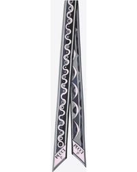 PUCCI - Patterned Silk Bandeau With Logo-Print - Lyst