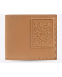 Loewe - Debossed Logo Patch Bifold Wallet - Lyst