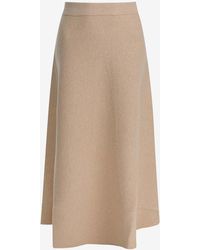 Max Mara - Wool And Cashmere Flared Skirt - Lyst
