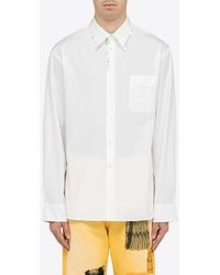 Marni - Bead Embellished Long-Sleeved Shirt - Lyst