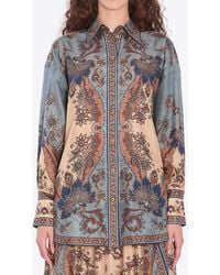 Zimmermann - Ascension Manstyle Silk Shirt - Lyst