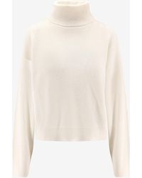 Brunello Cucinelli - Wool And Silk Turtleneck Sweater - Lyst