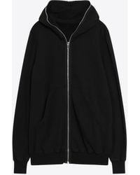 Rick Owens - Jumbo Gimp Zip-Up Hooded Sweatshirt - Lyst
