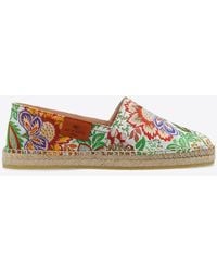 Etro - Floral Jacquard Espadrilles - Lyst