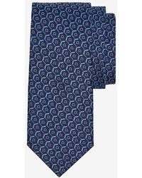 Ferragamo - Hexagon Gancini Jacquard Silk Tie - Lyst