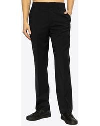 Fendi - Tailored Straight-Leg Wool Pants - Lyst